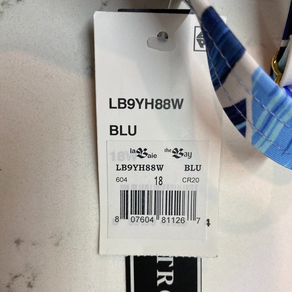 NWT La Blanca Printed Tankini Plus Size Top swimsuit - Picture 5 of 5